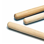 Natural Threaded Wooden Broom Handle