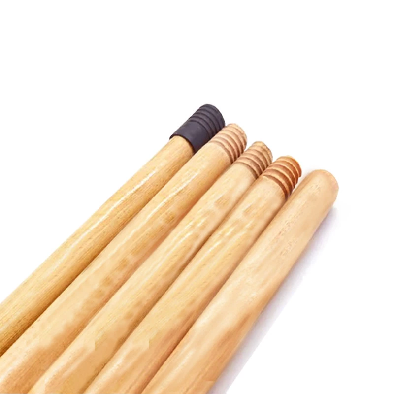 Varnished Wooden Broom Stick Mop Handle