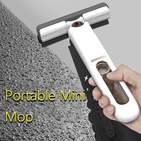 Mini Mop,Tumaticly Mini Portable Mop,Portable Mini Mop Suitable for  Kitchen,Bedroom,Bathroom and Tabletop Glass Cleaning - Man Sen Import &  Export Trade Co.,Ltd